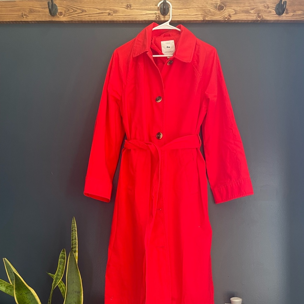 Free Assembly Coral colored long jacket
NWT, never worn